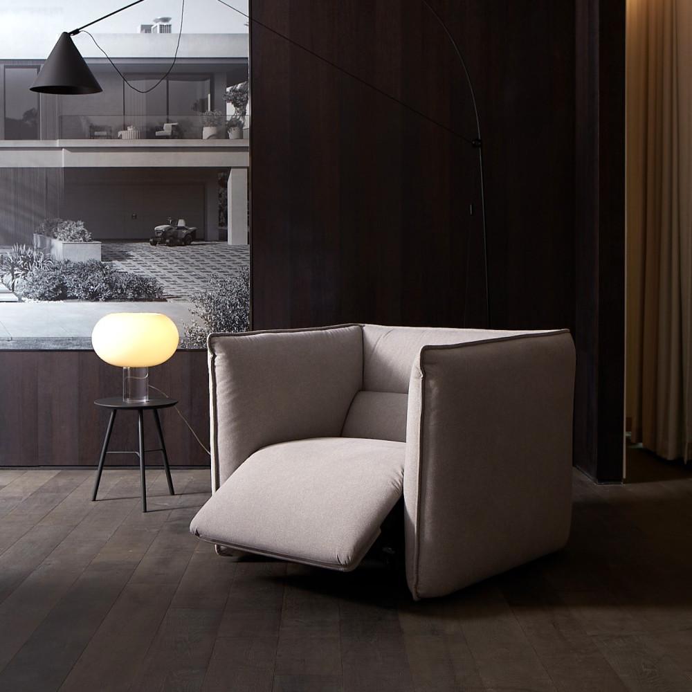 알로소 사티 모션 1인용 리클라이너 소파 [노르딕 패브릭] : Alloso