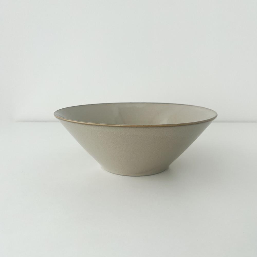 (네추럴 베이지 면기) 라면그릇 덮밥그릇 국수 일본 도자기그릇 우동