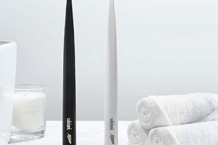 클린 마그네틱 항균 칫솔 블랙&화이트 세트