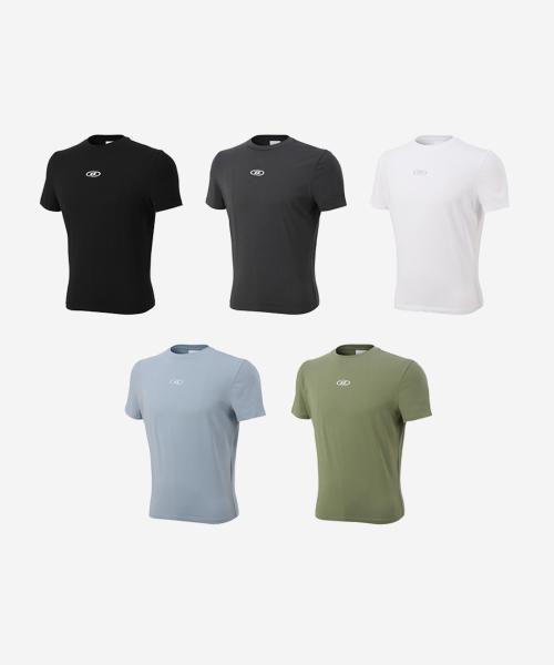 SILVER B LOGO MUSCLE FIT T-SHIRTS [5COL]