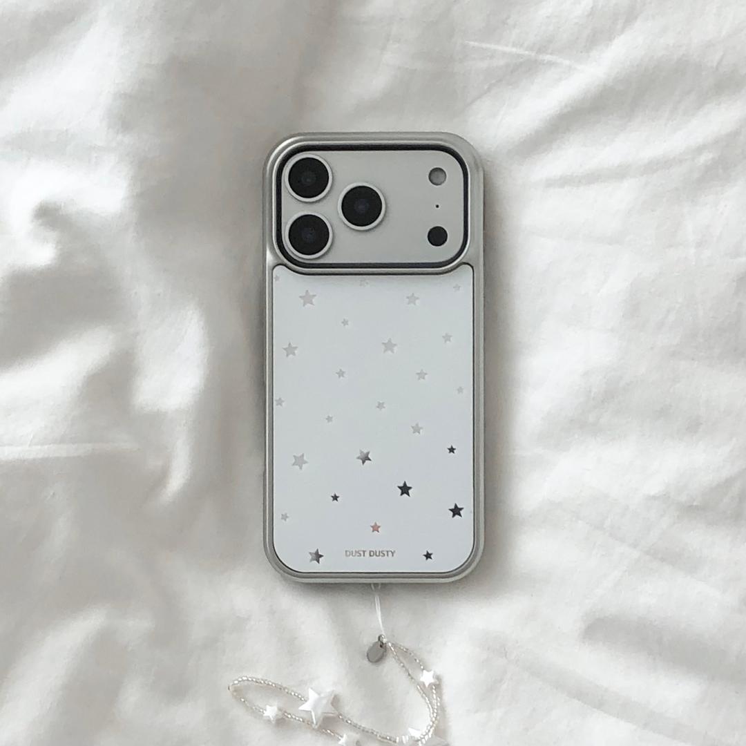 star mirror silver bumper case