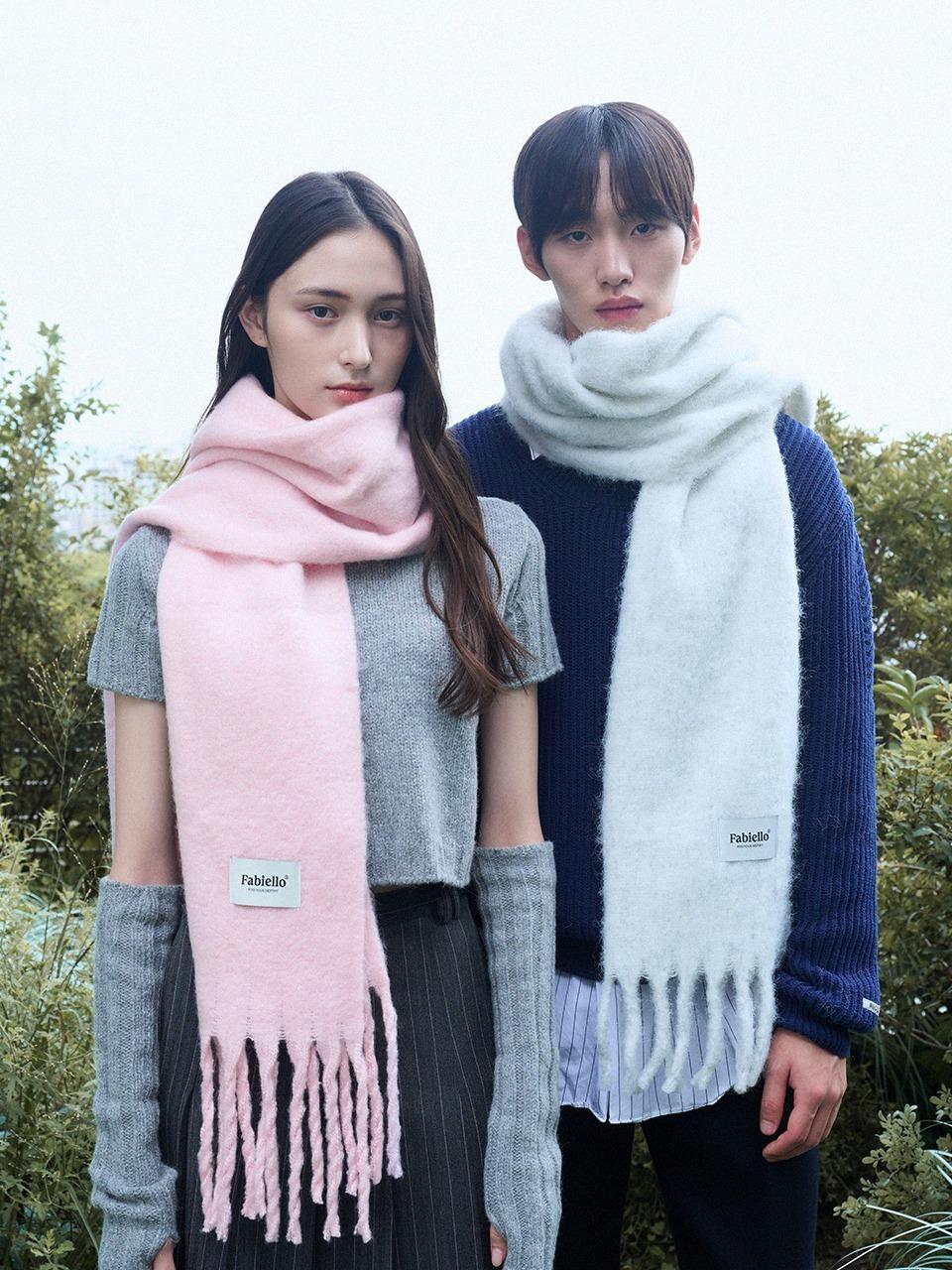 Cloud muffler (milk pink)