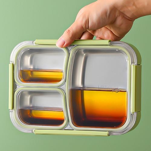 모노리브 밀폐3단 도시락통