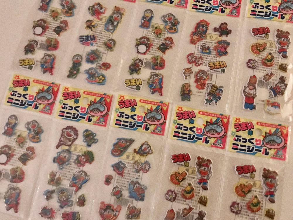 우마이봉 씰스티커 6종