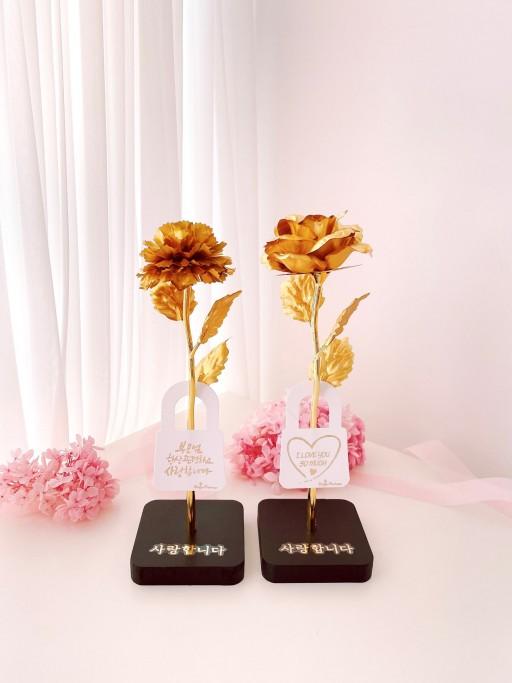 금장미 금카네이션 부모님 생일 기념일 어버이날 선물