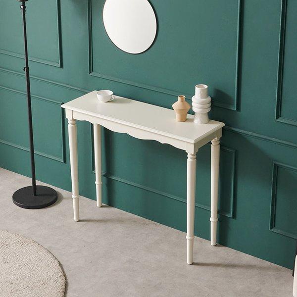 [파로마] 아덴힐 1단 엔틱 원형다리 미니 콘솔 & 사이드테이블