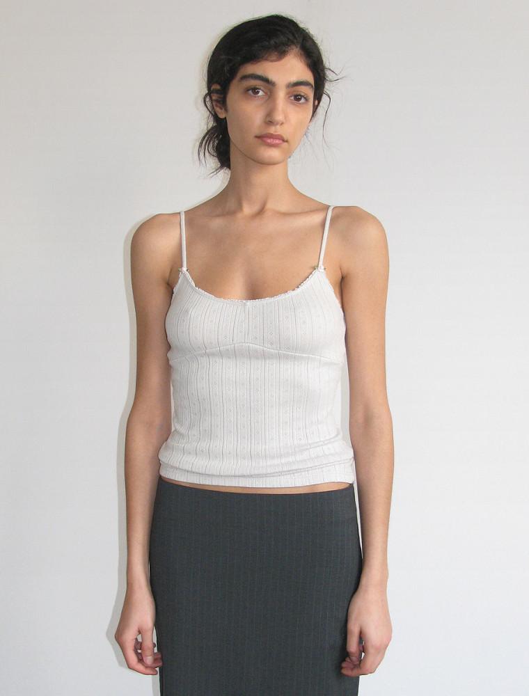 PALOMAWOOL 팔로마울 아리 스트랩 코튼 탑 Ari strappy top 1530