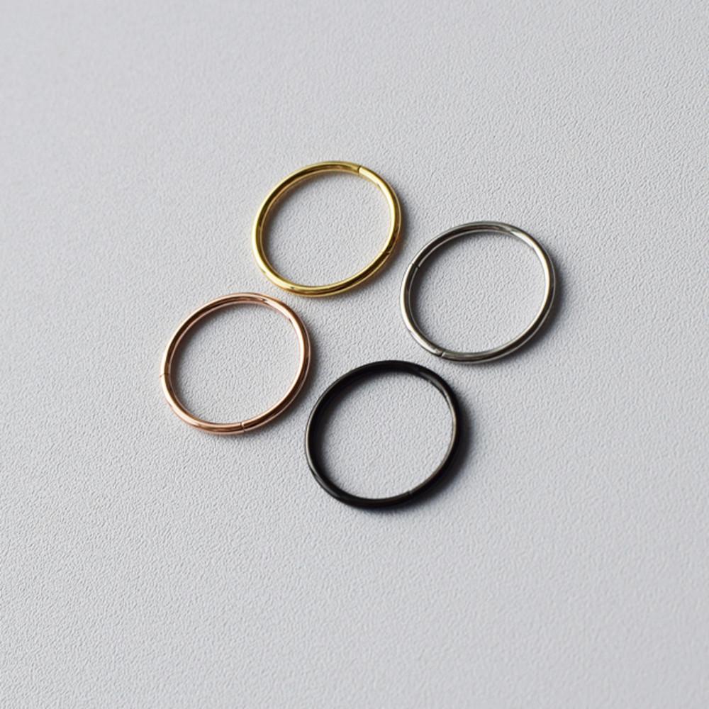 써지컬스틸 세그먼트 얇은 링피어싱