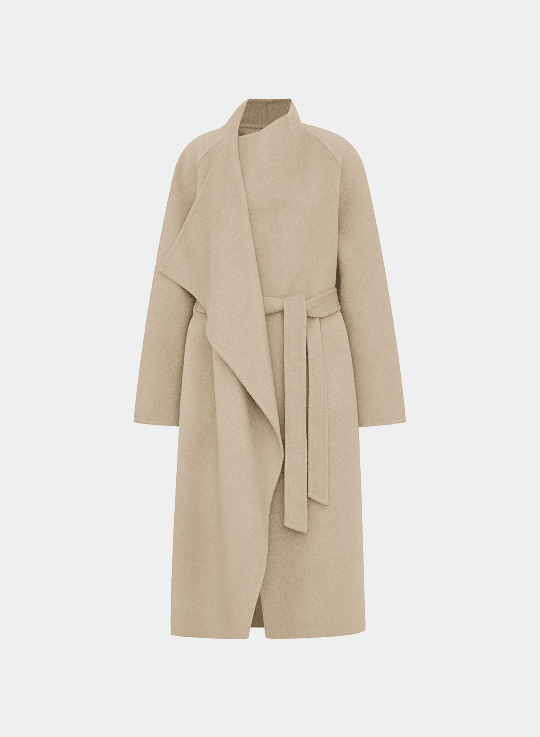 Porin draped wool cash handmade CT