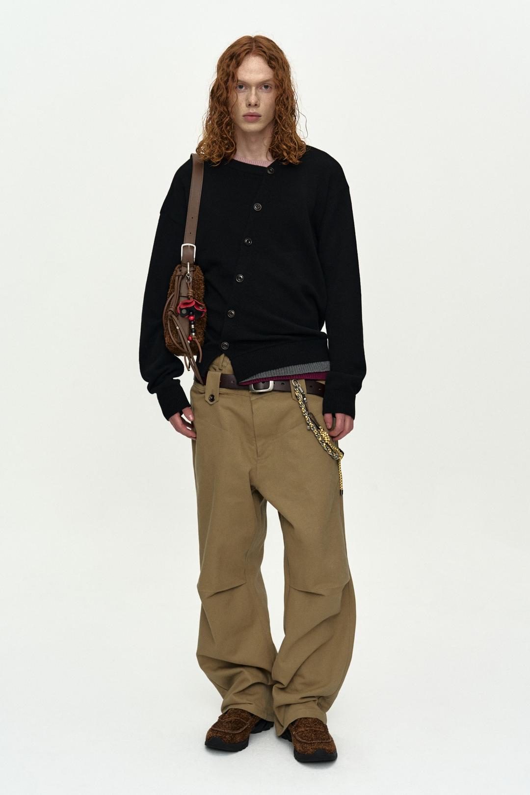 [2/20 예약 배송] LAYERED CARDIGAN atb1433m(BLACK)