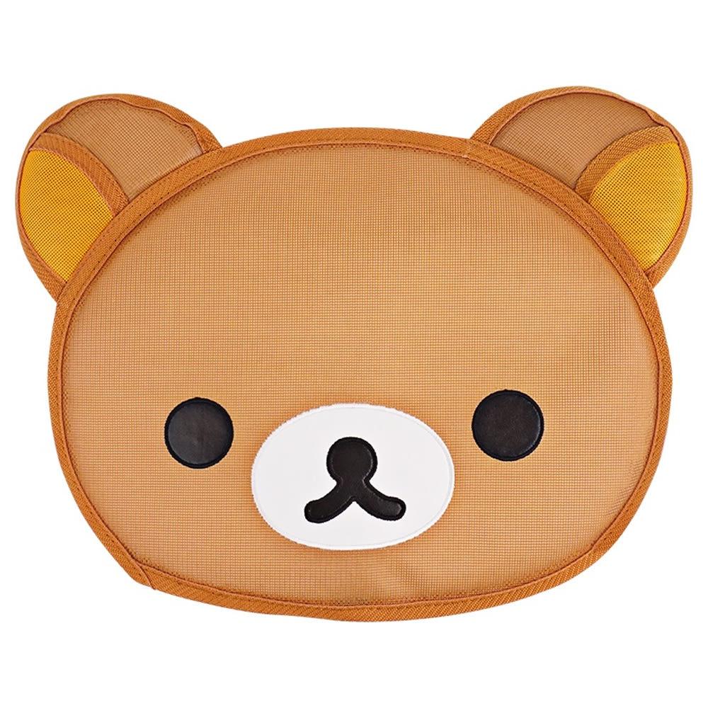 산엑스 리락쿠마 여름 얼굴방석 차량용 학생용 의자 매쉬방석