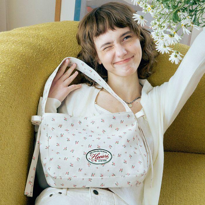 [2차 리오더] Lily Ribbon Tote Bag 릴리 리본 토트백_Floral