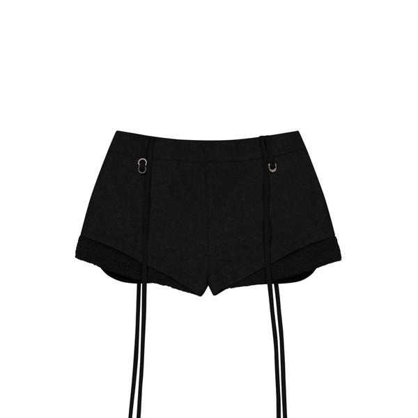 Micro Wool Shorts (BLACK)