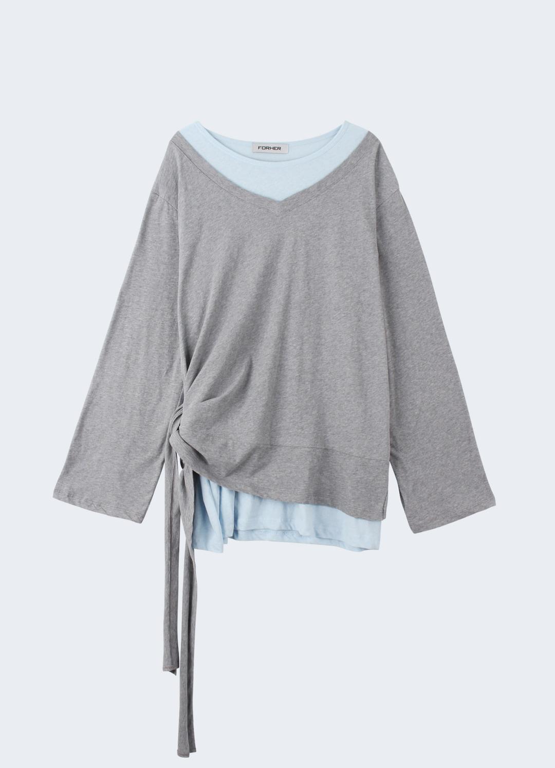 [바로 배송] LAYER FLOW TEE (SORA)