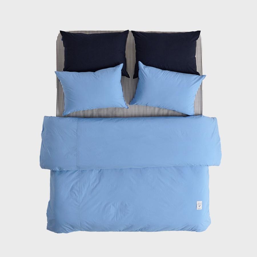 BL001 클래식 더스트블루 60수 순면 차렵이불 2Sizes (기프트백 포함)