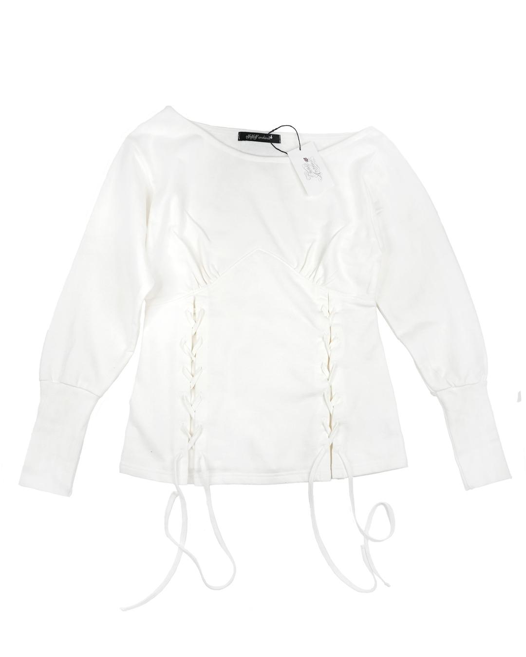 CORSET ONE SHOULDER MTM [ivory]