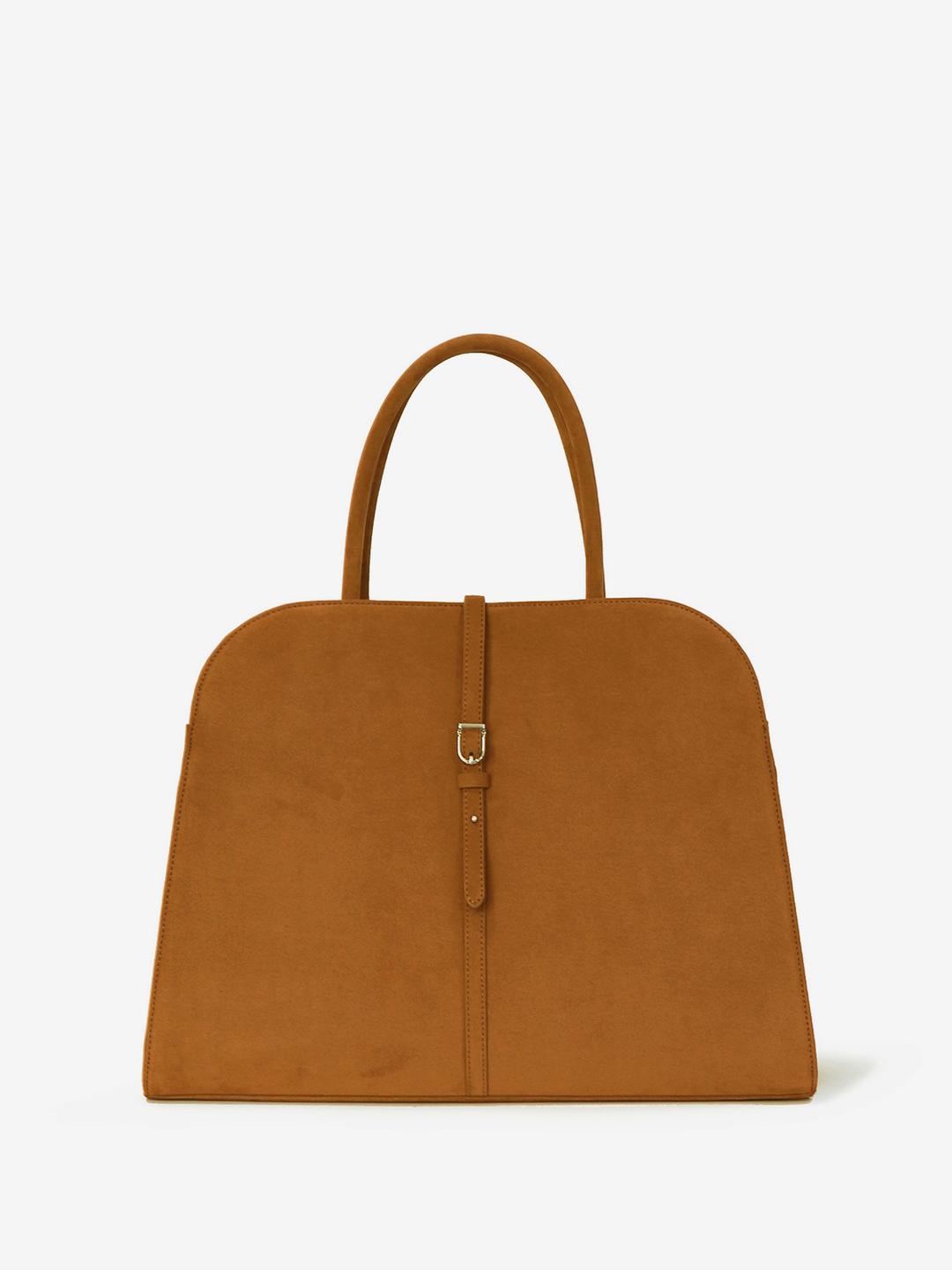 BLANC LARGE SUEDE CAMEL