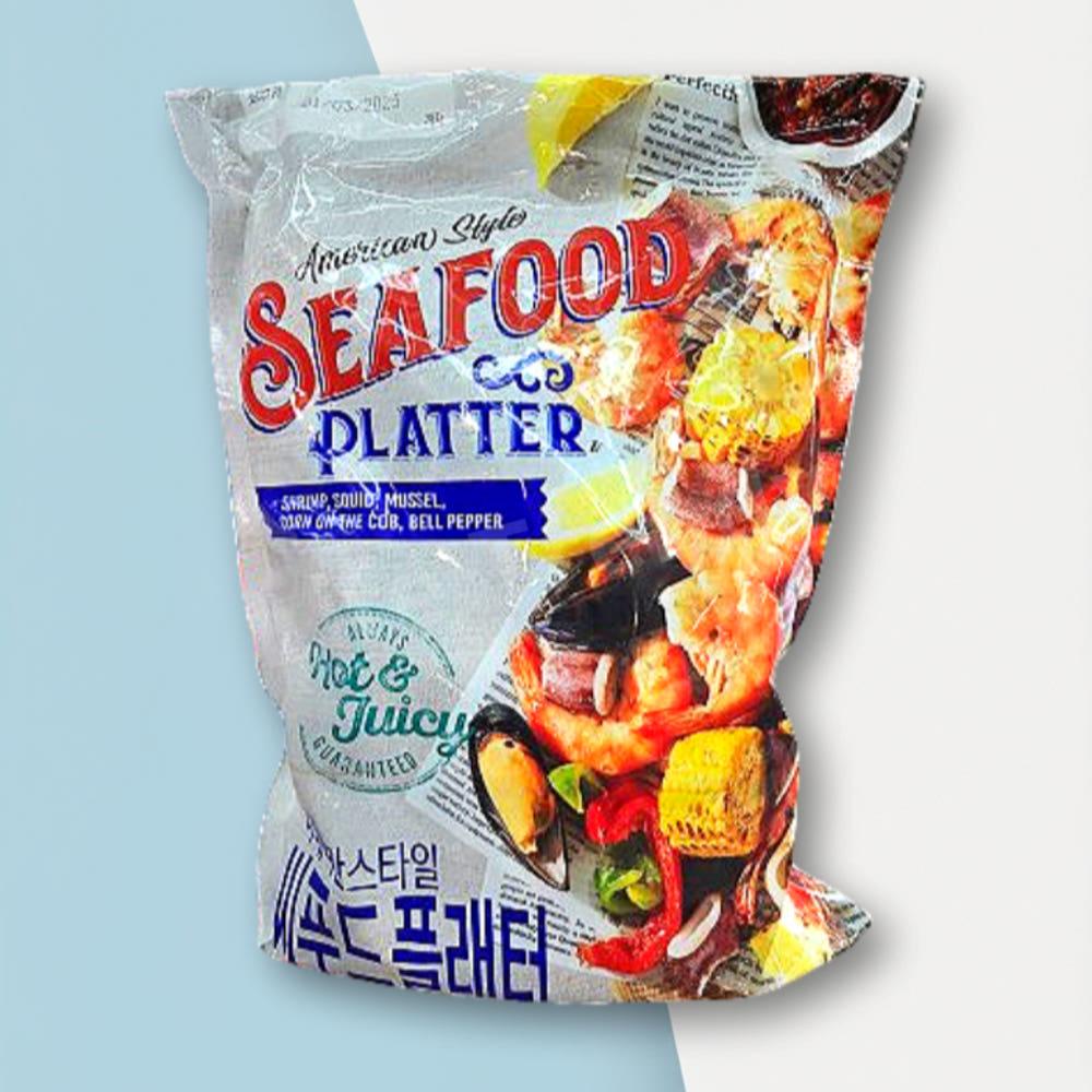 아메리칸 스타일 씨푸드 플래터 900g 냉동식품 트레이더스