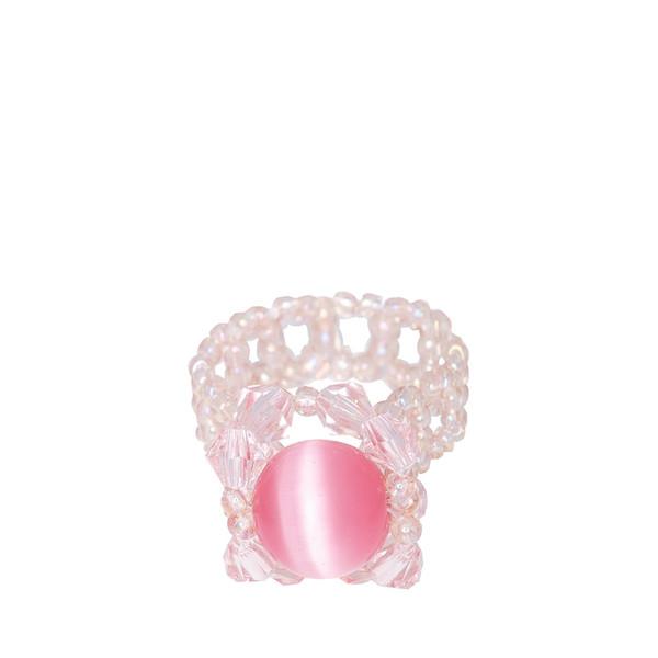 Ball Beads Ring (Pink)