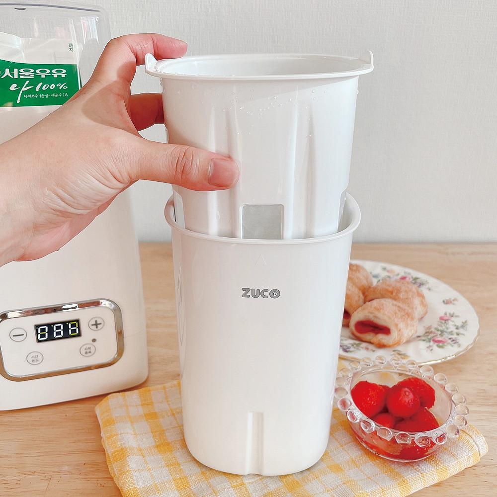 주코 그릭요거트메이커 유청분리기 ZCY-360CL  그릭 요거트만들기 1200ml  꾸덕한그릭요거트