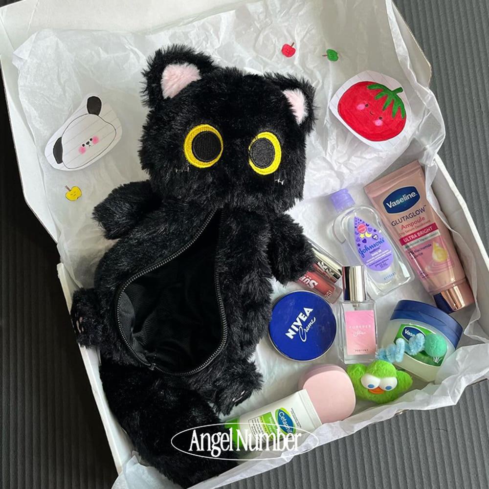 엔젤넘버 플러피 빅아이캣 파우치 펜슬케이스