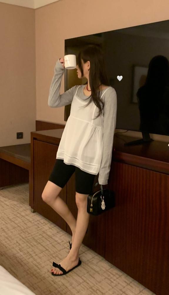 (아이 블랙 당일) 미엘 달링 뷔스티에 레이어드 나시 miel /3Color