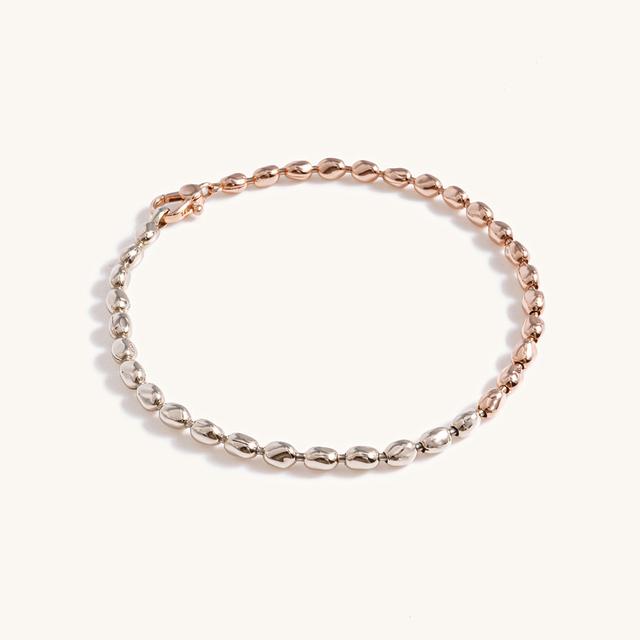 14k18k 미니 페블 볼팔찌 (14k 16cm 기준 4.7g)