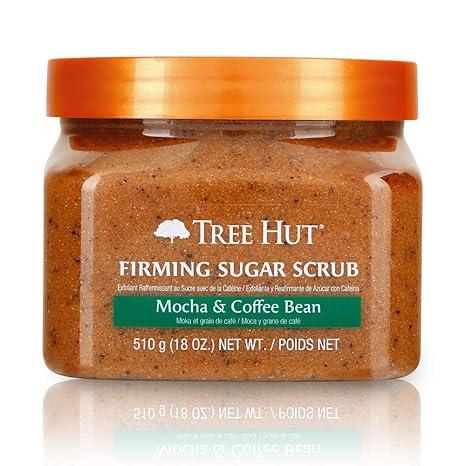 Tree Hut Ultra Hydrating and Exfoliating Sugar Scrub Mocha & Coffee Bean for Nourishing Essential Body Care, 18 Ounce