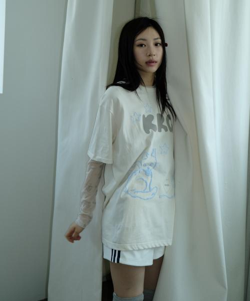 Kirigirl Boxy T-Shirt_Ivory