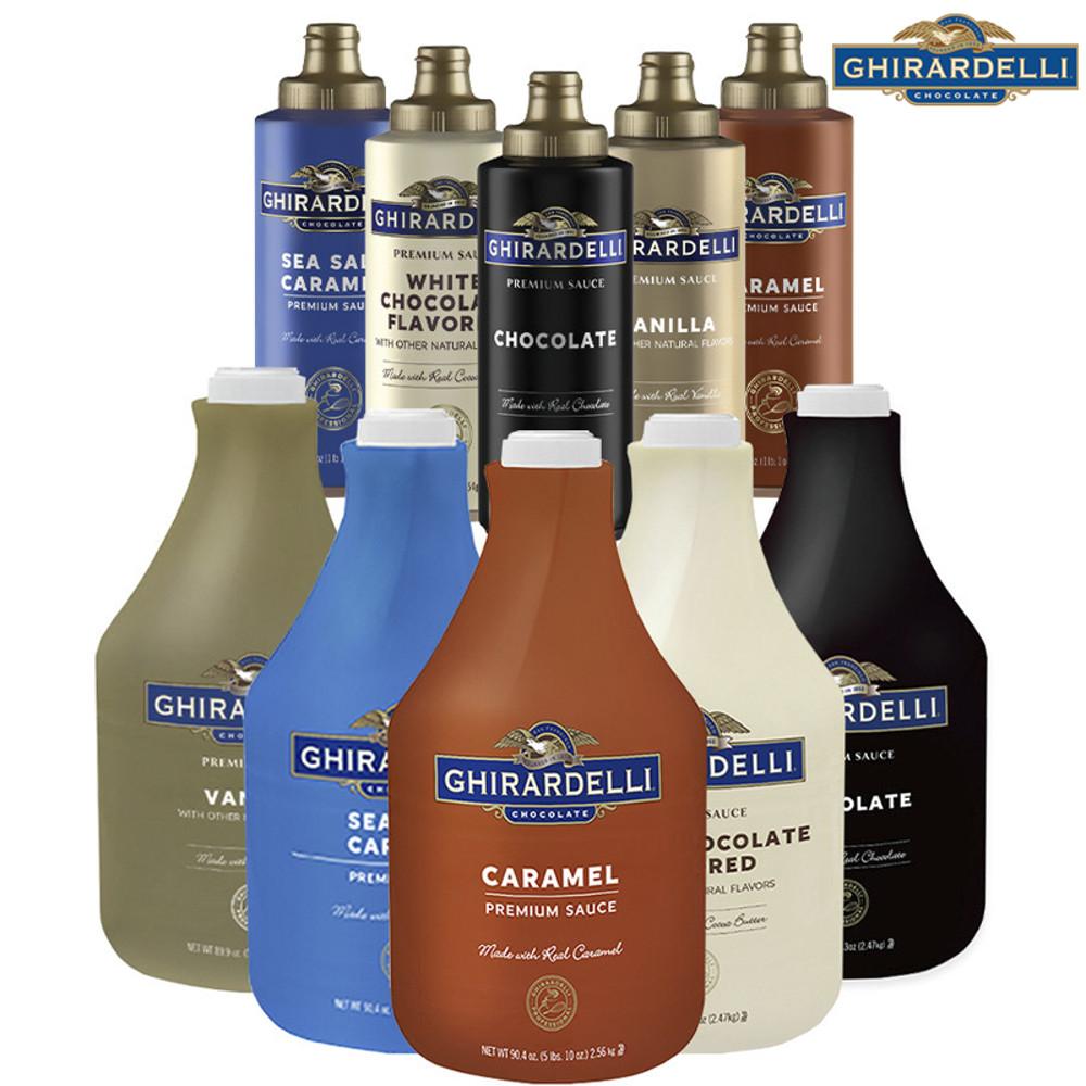 기라델리 초코 카라멜 바닐라 화이트 초콜렛 초콜릿 씨솔트 소스