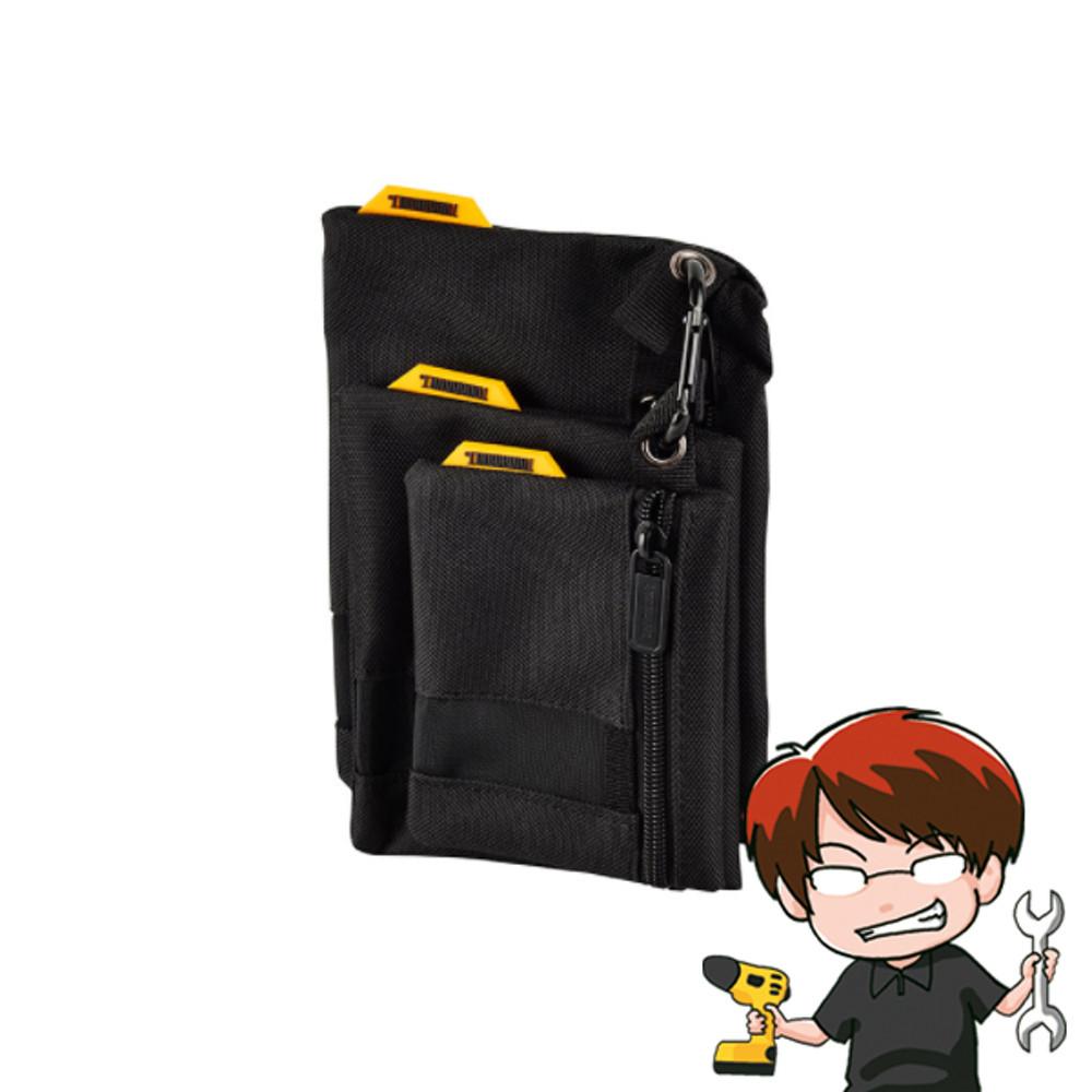 터프빌드 공구 지퍼백 TB-193E 다용도 수납 파우치 휴대용 정리 가방 3종세트 손가방 툴 못 미니 주머니