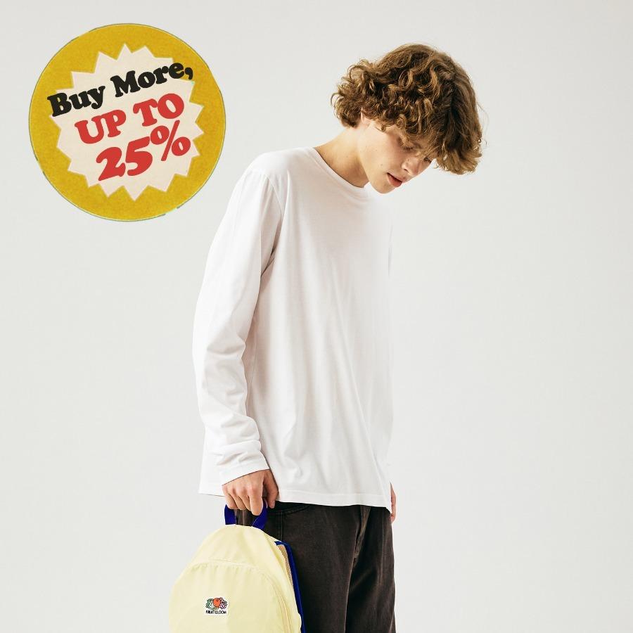 [GOLDEN BLEND] 베이직 롱슬리브 티셔츠(2COLOR)