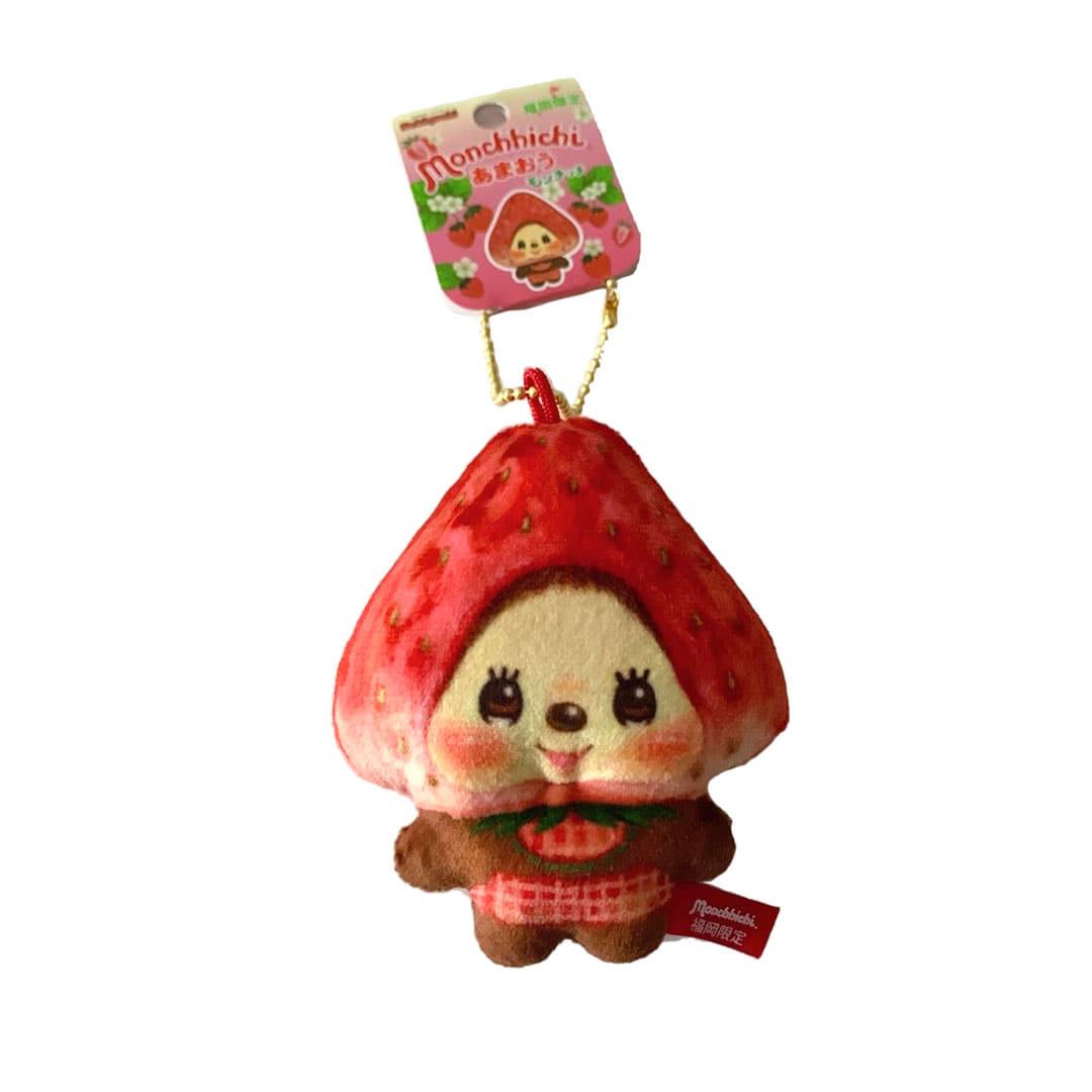 몬치치 딸기 봉제 키링 [SELECT]