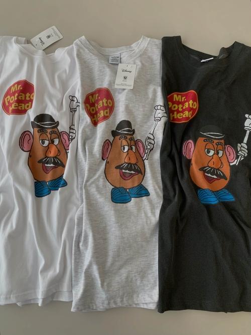 [MADE BY JOOBERRY] 디즈니정품* Mr. POTATO TEE - IVORY/GREY/CHARCOAL