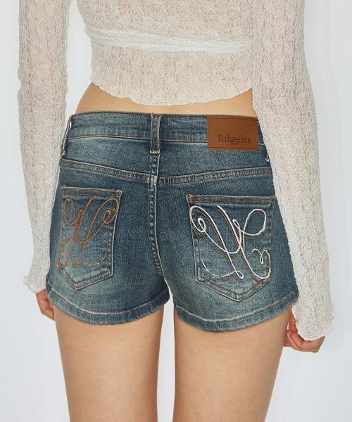 MICRO DENIM SHORTS / 진청
