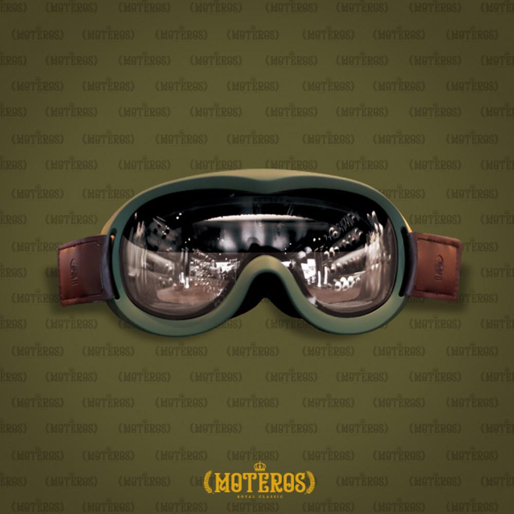 [변색 밴드 고글 카키] 레트로버 밴드 고글