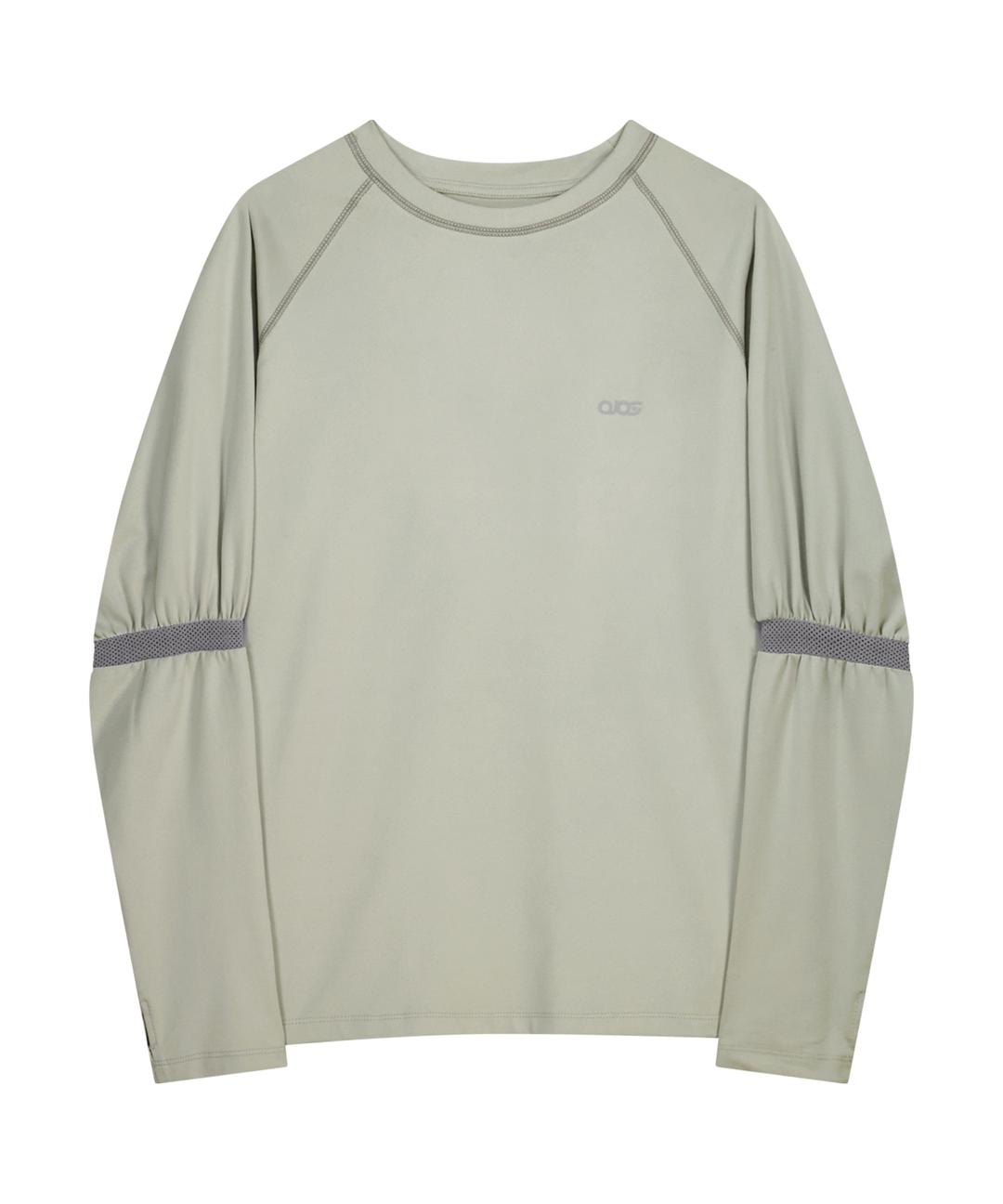 *Preview, 9/5 Open* Mesh Band Puff Sleeve / Mint Grey