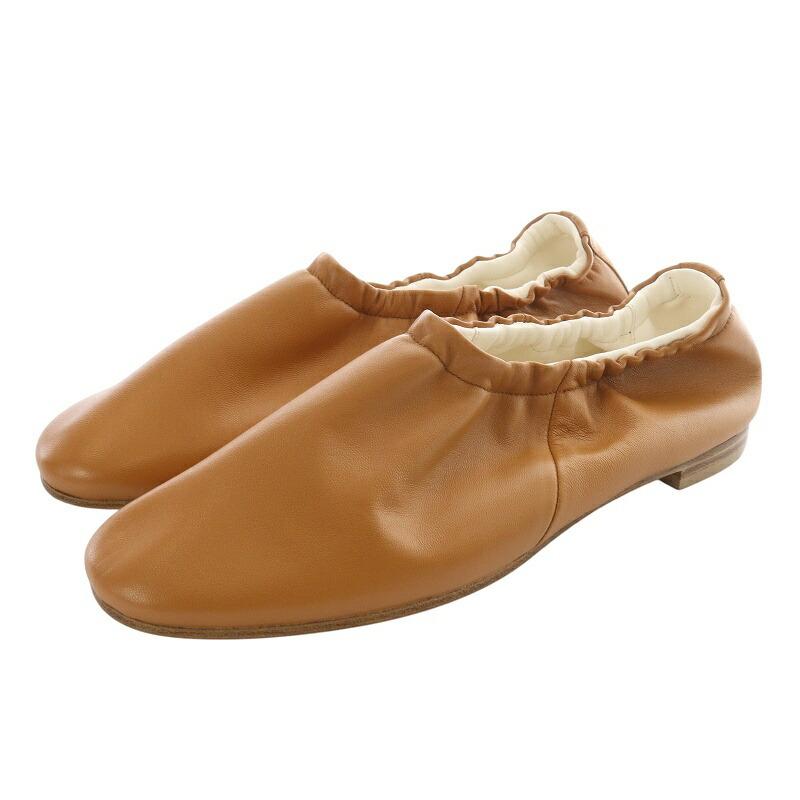 【楽天市場】【中古】トシノスケタケガハラビューティフルシューズ TOSHINOSUKE TAKEGAHARA BALLET SHOES レザー フラットシューズ 23.5cm 茶色 ブラウン /SR38 レディース 【ベクトル 古着】 250520：ブランド古着の買取販売ベクトル
