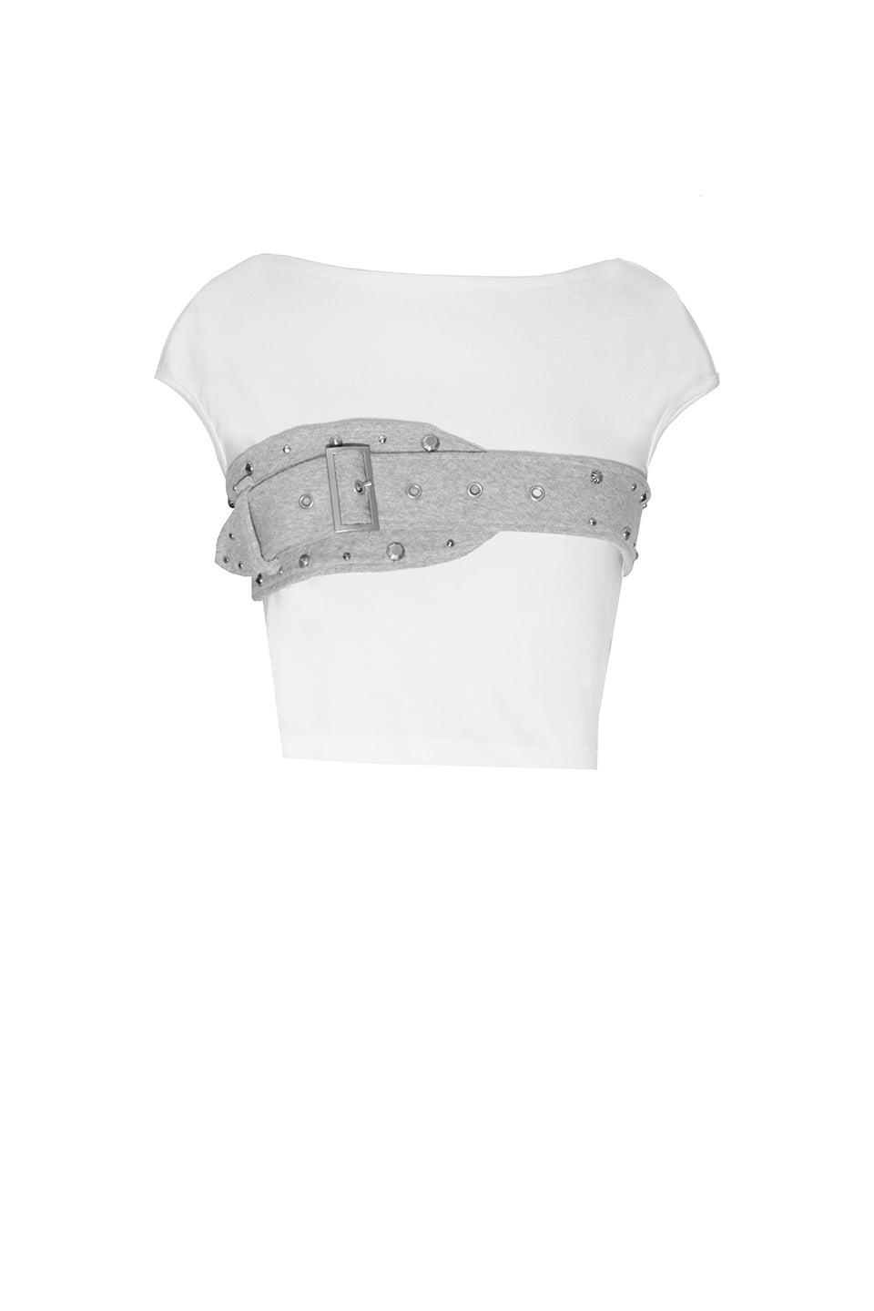 Belted Crop Top
