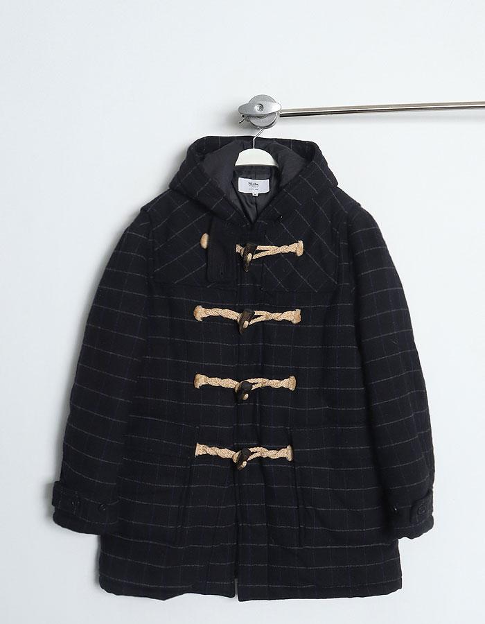 Niche Padded Wool Duffle Coat