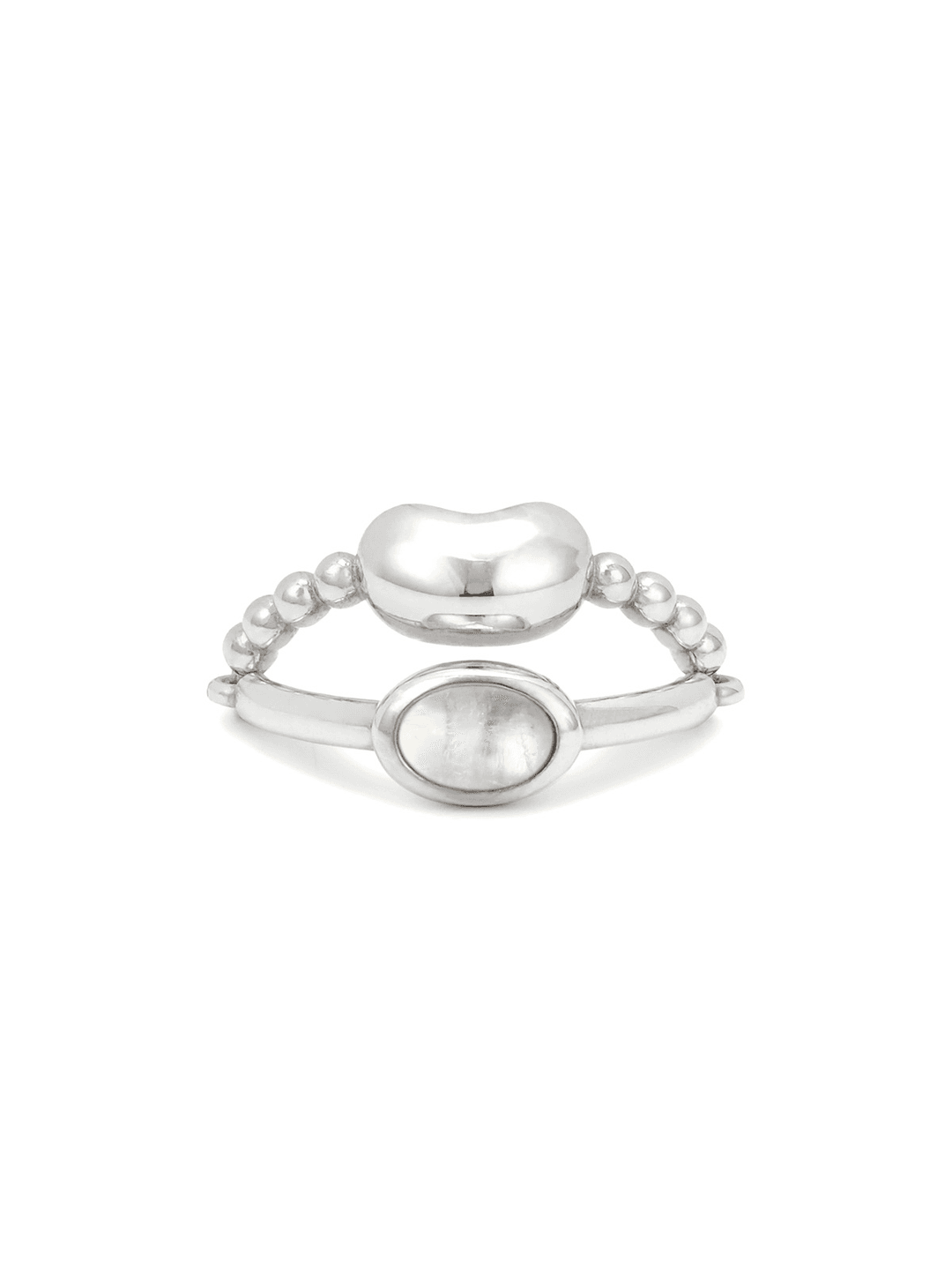 [silver 925] Bean & Moon link R