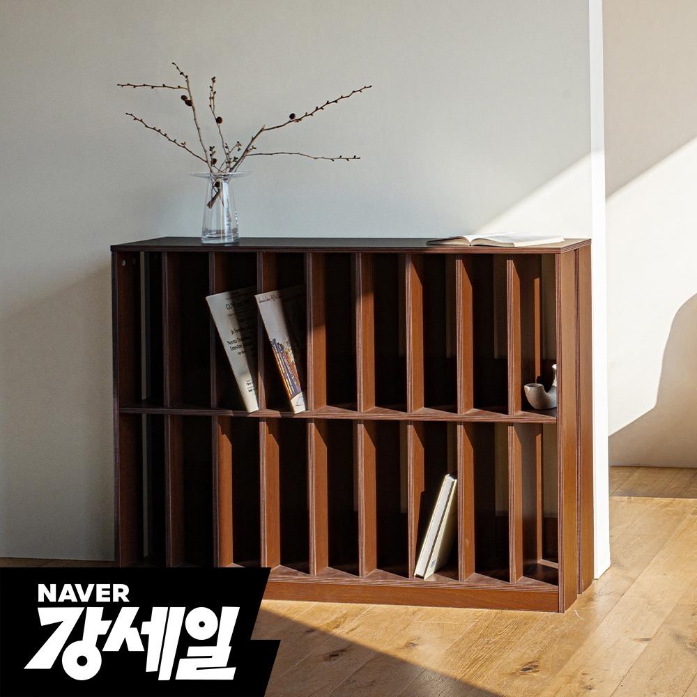[희망일배송] 파레드 2단 거실 낮은 책장 400 일반형