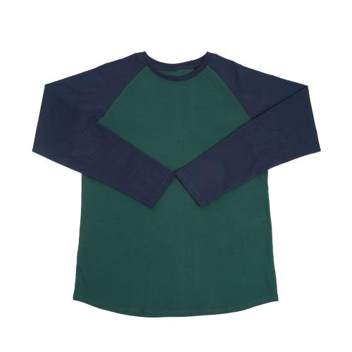 RAGLAN SLEEVE TEE (GREEN)
