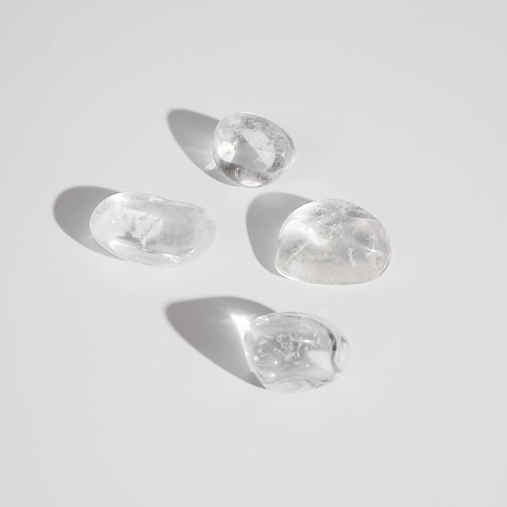 크리스탈 원석 조약돌 백수정 클리어쿼츠 스톤오브제 힐링 광물 인스타 촬영소품