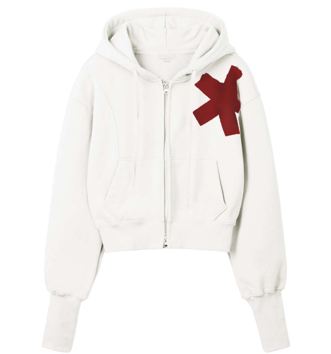 Hoodie zip-up (Ivory)