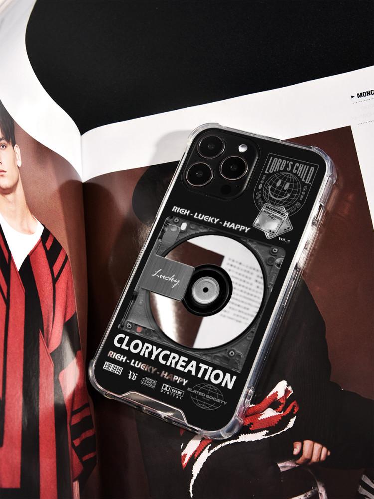 Morii 아이폰14프로케이스 이니셜각인 cd케이스 아이폰