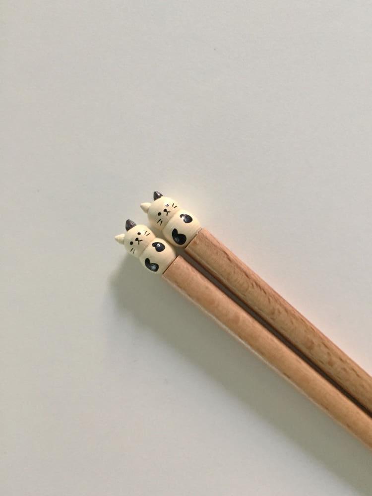 오아페 고양이 젓가락 cat chopsticks