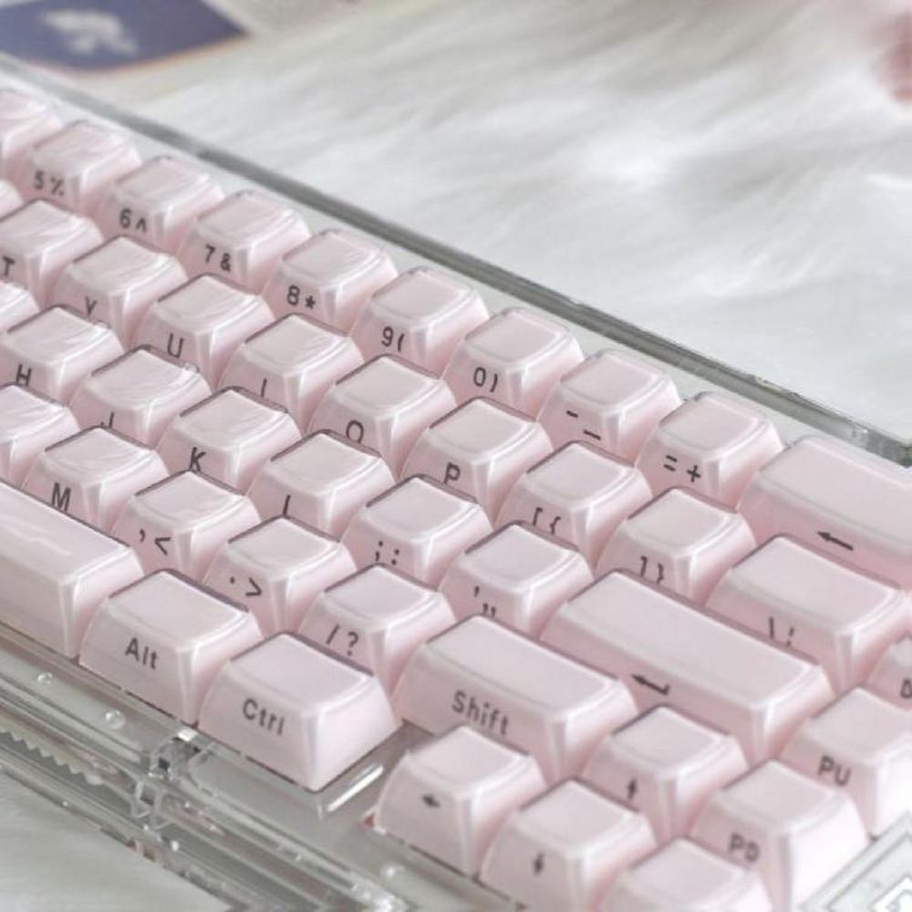 투명 유리알 키캡 PC방 기계식 키보드 크리스탈 영문 커스텀 키캡