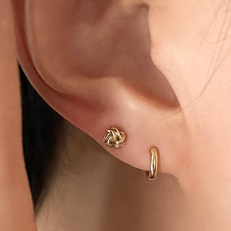 14k 노티드 피어싱