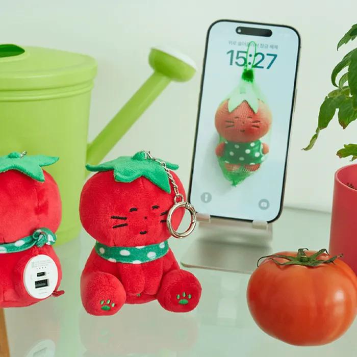 버디즈 보조배터리 토마토네코 인형 보조배터리